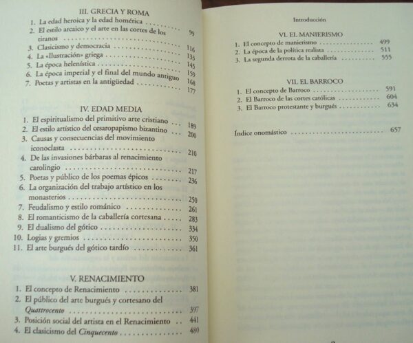 Historia Social de la Literatura y el Arte. Arnold Hauser. RBA, 2005, 2 tomos - Imagen 3